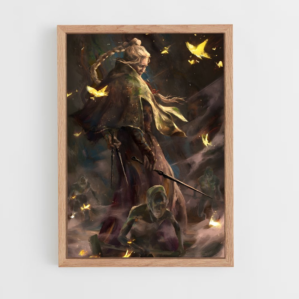 Poster Lady butterfly – affiche Sekiro (vue 4)